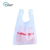Sacs en plastique biodégradables pour t-shirts, sacs de courses en HDPE/LDPE personnalisés, sacs écologiques en bioplastique