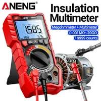 Testeur de résistance d'isolement ANENG MH17 1000V, Mégohmmètre 19999 comptes, Multimètre True RMS avec DAR PI pour câbles de moteur