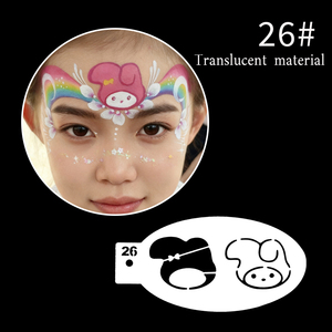 Plantillas <span class=keywords><strong>de</strong></span> <span class=keywords><strong>pintura</strong></span> corporal y tatuajes acrílicos animados para niños, éxito <span class=keywords><strong>de</strong></span> ventas, para arte facial y corporal - Product Image 6