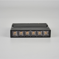 Système magnétique Dc48v Lumière linéaire en aluminium intégrée Lumière sur rail magnétique réglable