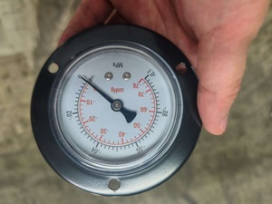 Medidor de vacío de 63mm-0.1MPa-0/cmHg, conexión de tubo de gas - Product Image 4