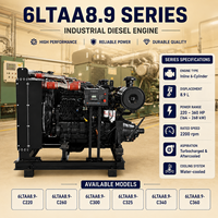 Moteur diesel industriel stationnaire série 6LTAA8.9 toutes versions, unité de puissance robuste pour équipements miniers et pompes à eau