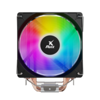 Ruix X4000 SE boîtier d'ordinateur radiateur CPU haute qualité lumière rvb PC refroidisseur d'air 4 caloducs Installation rapide et facile pour une chaleur rapide