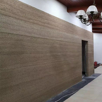 Décoration de murs de bâtiments d'hôtel imperméabilisation en pierre flexible revêtement mural facile à installer Mcm panneau de carreaux de céramique flexible