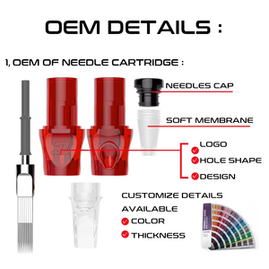 <span class=keywords><strong>Agujas</strong></span> <span class=keywords><strong>para</strong></span> Cartuchos de Tatuaje OEM Personalizables en Empaque y Color, Aprobadas por CNC, Membrana Suave, Esterilizadas con EO, RL RS RM <span class=keywords><strong>M1</strong></span> RLT - Product Image 6