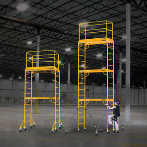 Tianjin TSX Mobile télescopique en acier boulanger intérieur <span class=keywords><strong>échafaudage</strong></span> garde-corps multifonctionnel roulant réglable roulette industrielle - Product Image 3