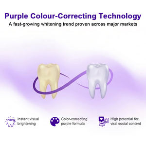 Tiras Blanqueadoras Dentales Luxsmile Premium con Sabor a Morado, Marca Privada, Personalizadas, con <span class=keywords><strong>Sal</strong></span> del Mar Muerto, Sin Peróxido - Product Image 6