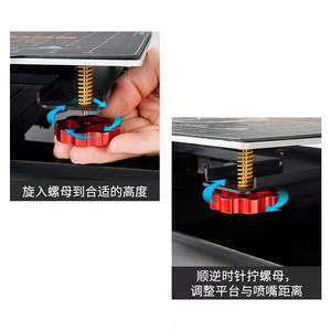 ดานโน่ 3D เครื่องพิมพ์สกรูปรับระดับ M4 * 35 * 38 อลูมิเนียมอัลลอยด์เอนเดอร์ 3 ชุดที่เข้ากันได้ 4 แพ็ค - Product Image 5