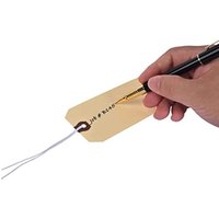 200 étiquettes en papier cartonné brun, étiquettes cadeaux avec ficelle pour la vente en gros