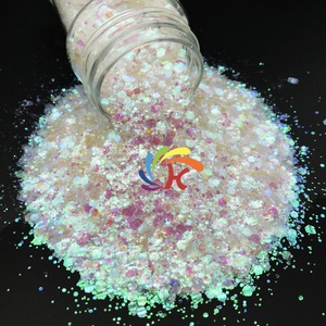 Glitter Misto Bianco Opale in Bulk <span class=keywords><strong>per</strong></span> Nail Art, <span class=keywords><strong>Decorazioni</strong></span> Natalizie in Poliestere - Product Image 5