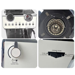 Cafetera Espresso XEOLEO 20Bar calderas dobles bombas duales máquina de café italiana máquina de café automática con molinillo - Product Image 4