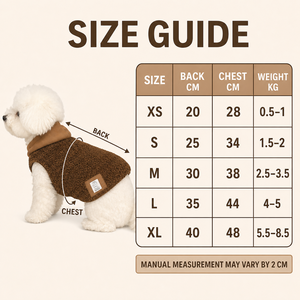 เสื้อกั๊กขนแกะสำหรับสัตว์เลี้ยง อุ่นสบายสำหรับฤดูใบไม้ร่วงและฤดูหนาว เสื้อผ้าสุนัขแบบสองขา สำหรับ<span class=keywords><strong>ลูก</strong></span>สุนัขพันธุ์เล็ก เช่น เท็ดดี้ บิชอง <span class=keywords><strong>ปอม</strong></span>เมอเรเนียน ขายส่ง - Product Image 3