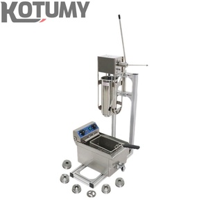 Machine commerciale verticale multifonctionnelle à manivelle pour bâtonnets de pâte frits à l'espagnole Latin Gina - Product Image 5
