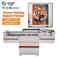 Impresora UV Plana Digital Multifuncional LETOP Factory de 70CM con Cabezal de Impresión I3200, Impresora Híbrida de Inyección de Tinta