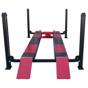 Elevador de reparación de automóviles CE <span class=keywords><strong>4T</strong></span> 5T de gran calidad, gran oferta, máquina de elevadores de cuatro postes para automóviles con plataforma elevadora para equipos de garaje y hogar - Product Image 1