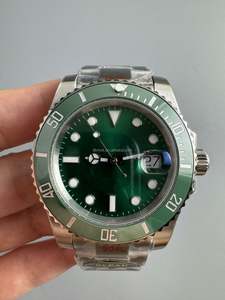 Reloj Automático Mecánico de Acero Inoxidable 904L de 40 mm, Color Verde, Resistente al Agua, para Buceo - Product Image 3