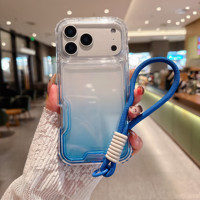 IVYMAX Coques de téléphone transparentes 3-en-1 colorées et élégantes, protection intégrale 360, accessoires en gros pour iPhone 18 17 16 Pro Max