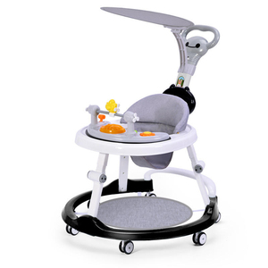 Trotteur Bébé Multifonctionnel Anti-O-Leg Anti-Chute Anti-Renversement en Plastique, Capacité de Charge 10KG, Aide à la Marche pour Fille et Garçon, Assise - Product Image 4