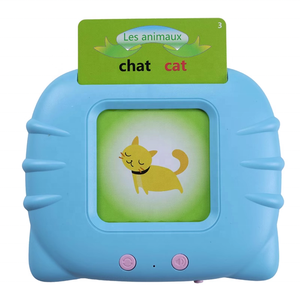 Lecteur de cartes Flash parlant anglais/<span class=keywords><strong>arabe</strong></span>/espagnol/français Jouets d'apprentissage parlants pour les enfants - Product Image 6