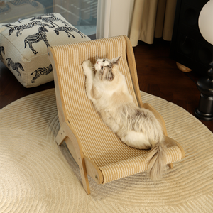 Grand hamac à gratter en sisal remplaçable OEM/ODM, lit/chaise en bois pour animaux de compagnie - Product Image 3