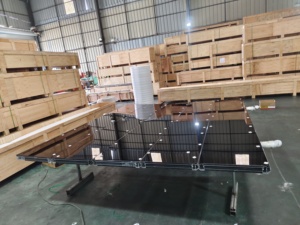 2025 vendu en Europe et en Amérique cadre en alliage d'aluminium noir porte de <span class=keywords><strong>garage</strong></span> en verre opaque. - Product Image 6