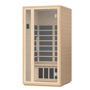 Sauna intérieur pleine grandeur Sauna infrarouge chambres Home Spa Detox Therapy Tapis de sol chauffant amélioré Cabine infrarouge renforcée pour 1 personne - Product Image 2