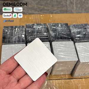 <span class=keywords><strong>Plaque</strong></span> métallique vierge personnalisée OEM - <span class=keywords><strong>Plaque</strong></span> vierge en aluminium brossé/acier pour gravure - Product Image 1