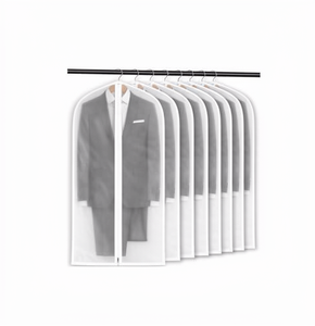 Sacs à vêtements transparents imperméables et anti-<span class=keywords><strong>mites</strong></span> avec fermeture éclair pour costumes et chemises - Product Image 1
