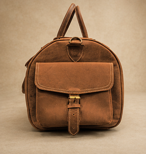 Full Grain Cow Leather Duffle <b>Bag</b> Personalized <b>Gift</b> - Product Image 2