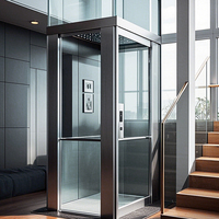 Lift Mini Senyap, Lift Cerdas untuk Rumah, Lift untuk Apartemen, Vila, Transportasi Penumpang