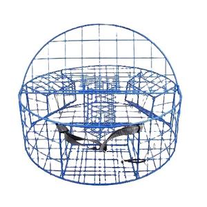 Crab Lobster Trap Plastic Coated Metal Fishing Trap - Product Image 1