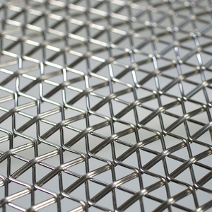 Bán Hot thép không gỉ trang trí Wire Mesh crimped Curtain Net dệt mở rộng lưới cho kim loại trang trí Hàn uốn - Product Image 6