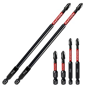 Kezhide Impact <b>Drill</b> Bits Ph2 25mm Black Oxide Magnetic For Electric Screwdriver - Product Image 5