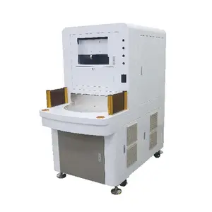Auto 3D laser engraving machine UV laser printing machine with Germany scanning head for plastic crystal glass bottle