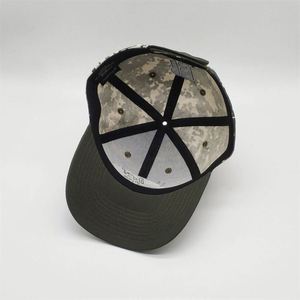 Custom Mens 6 Panel Camo Baseball Cap,3D Embroidery Logo Digital Camo Baseball Hat,<strong>Hook</strong> <strong>Loop</strong> Dad Caps - Product Image 6
