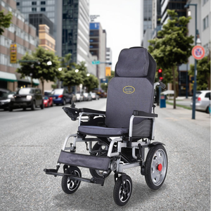 Lechi DLY 1003轻型手动轮椅可调靠背可折叠四轮设计，适用于家庭医院 - Product Image 3