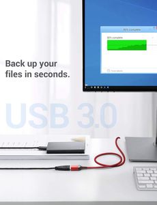 Cable de extensión USB, extensor USB 3,0 macho a hembra 5Gbps transferencia de alta velocidad, cable de extensión compatible con teclado - Product Image 5