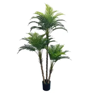 شجرة جوز الهند الصناعية Feuille De Palmier أوراق شجر صناعية طبيعية تخفيضات هائلة أفضل نوعية شجرة جوز الهند الصناعية التزيينية