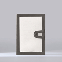 Carnet de journal personnalisé en cuir doublé A5 Journal à couverture rigide personnalisé avec papier ligné épais