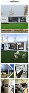 2025年新デザイン モバイルプレハブ 高級ヴィラ 防水屋外スペース グリーンハウス カプセル ホテル客室またはアパート用 - Product Image 3