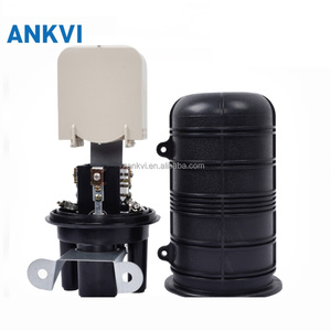 กล่องต่อสายไฟเบอร์ออปติก 48 คอร์ IP68 แบบโดมแนวตั้ง XRT-MS-015 กล่องเชื่อมสายเคเบิลใยแก้วนำแสง 1 เข้า 2 ออก แบบหดด้วยความร้อน - Product Image 4