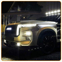Pièces automobiles : Emblème avant LED de remplacement super stylé et modifié, avec éclairage LED pour calandre avant Jaecoo J7
