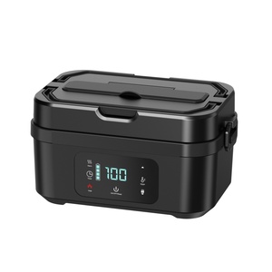 Boîte à lunch électrique en acier inoxydable 1,5 L 110-220 V avec affichage numérique LED et fonction minuterie, portable pour la maison et la voiture – Moules exclusifs - Product Image 2