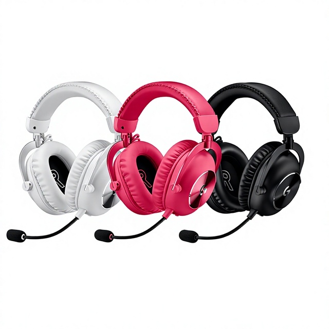 G PRO X 2 Wireless Headset Mic for 50mm Dynamic Drivers Tri Mode Active Noise Cancellation E-sports Gaming 5-10 Hours