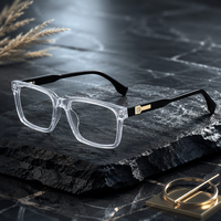 En stock – Lunettes optiques de luxe haut de gamme en acétate, montures de lunettes de vue à monture complète fabriquées à la main, confortables pour un usage quotidien