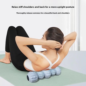 Fornitura Transfrontaliera: Palla Rotonda a Forma di Arachide in Schiuma EVA Pressata a Caldo per Fitness e Yoga, Rullo in Schiuma, Palla Fasciale a Forma Speciale, Colonna per Massaggio Muscolare - Product Image 1