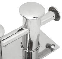 Taquet d'amarrage double croix en acier inoxydable 316 pour quai et applications marines
