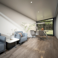 Maison conteneur extensible anti-ouragan 20/40 pieds, villa modulaire design moderne, plusieurs chambres, garantie 5 ans