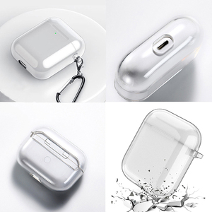 Étui pour Airpods Pro 3ème génération, TPU transparent pour <span class=keywords><strong>Air</strong></span> <span class=keywords><strong>Pod</strong></span> 3ème génération 1 <span class=keywords><strong>2</strong></span> 3, coque transparente, étui transparent pour Airpod Pro <span class=keywords><strong>2</strong></span> - Product Image 3