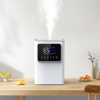 Humidificateur à ultrasons à remplissage par le haut, à brume chaude, à fonctionnement silencieux, avec humidistat intelligent, pour la maison, 6 L